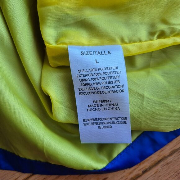 NWT PAC-Man light Weight Rain Jacket New Unisex Size Large - Picture 11 of 16